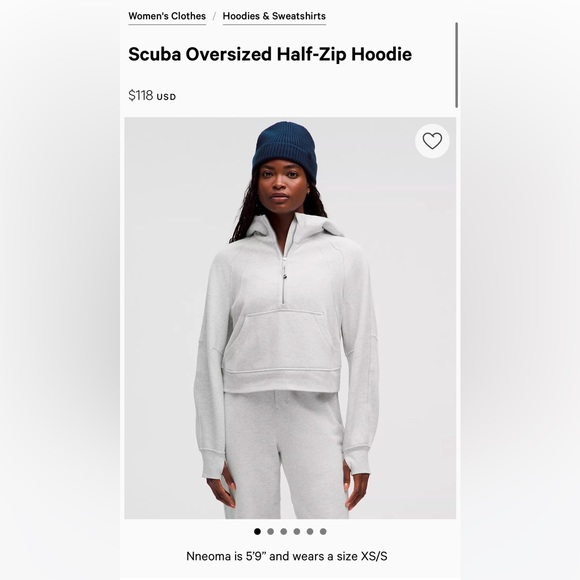 SOLD 💖 Lululemon scuba hoodie M/L - Picture 1 of 4